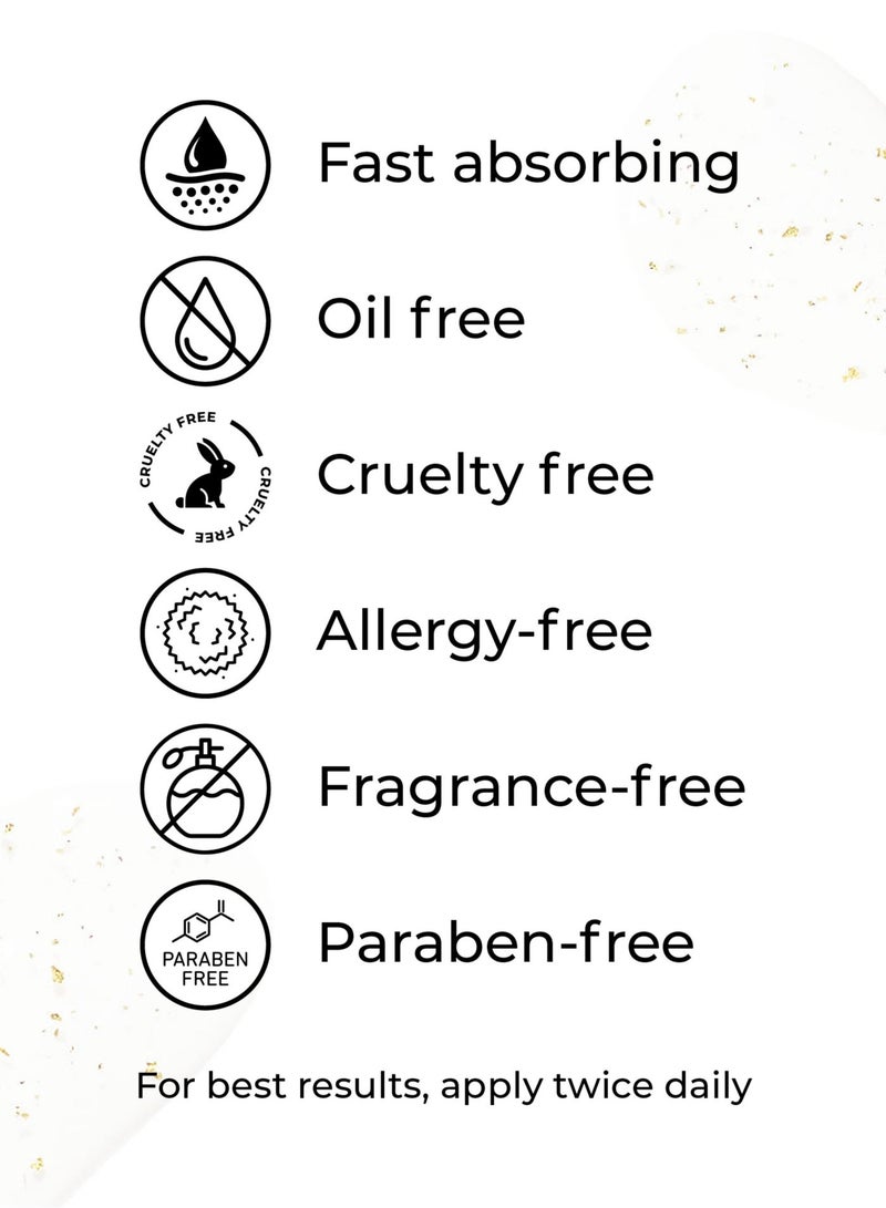 Kamira 24K Gold and Caviar Serum with Hyaluronic Acid & Vitamin C For Oil,Dry,Normal Skin| Korean Skin Care |Anti Aging Serum | Naturals Ingredients- Wrinkles, Fine Lines, Elasticity,Glowing Skin,30ml - Image 4